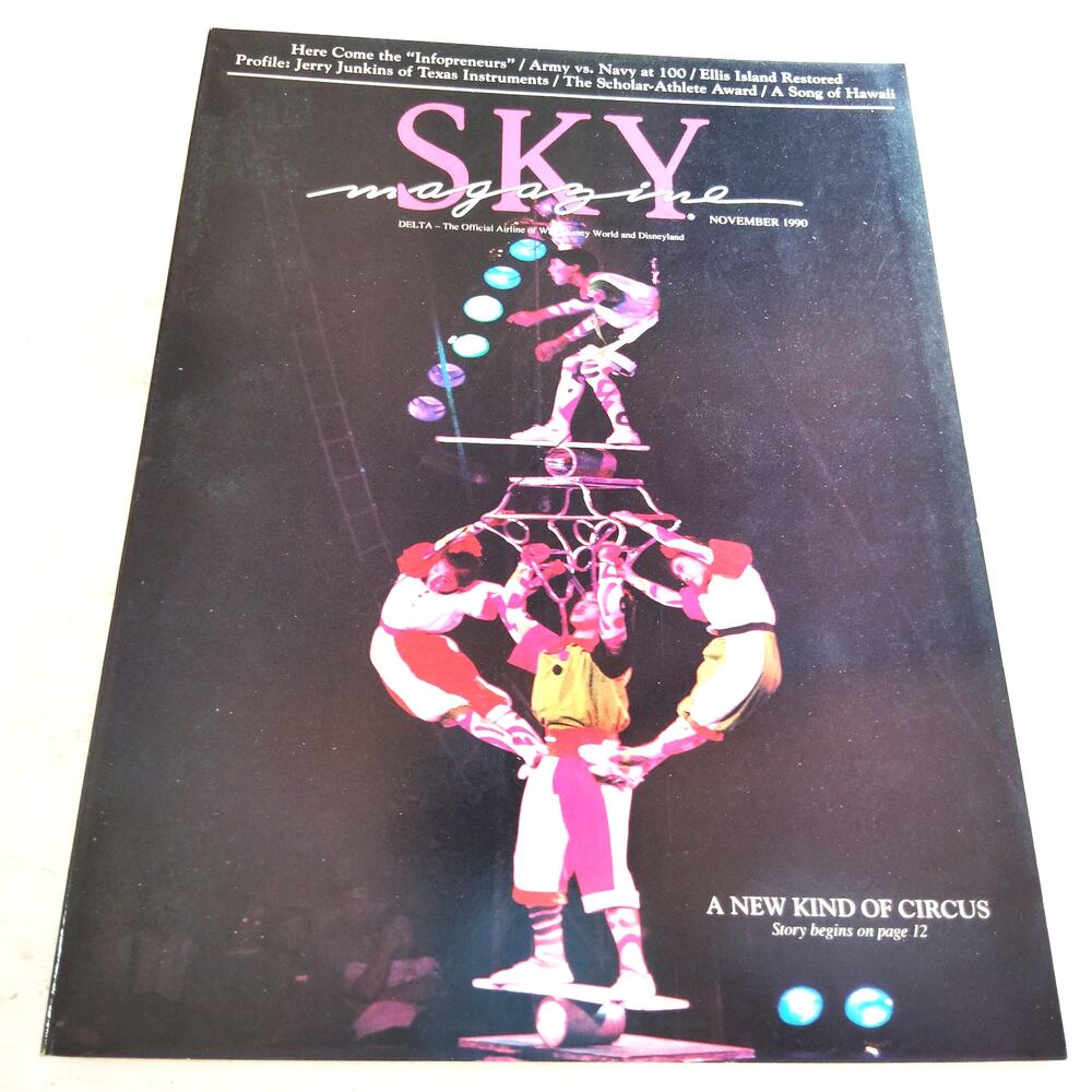 Delta SKY Magazine - November 1990 - Vintage In-Flight Travel & Lifestyle